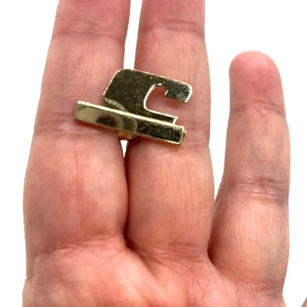 Vintage Initial C Cufflinks Pair Mens Shirt Cuff Links Retro‎ Gift